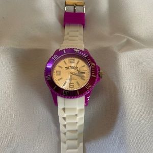 NWOT Michael’s Swim & Dive Watch in Purple & White!